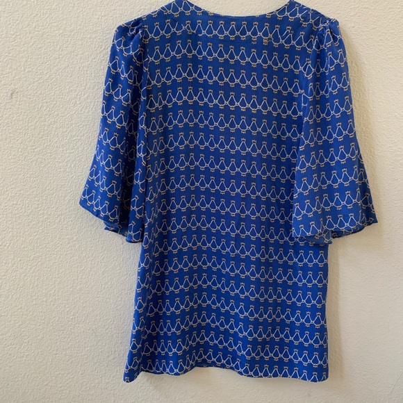 Bianca Coletti belted blue silk tunic dress XS - Picture 6 of 8